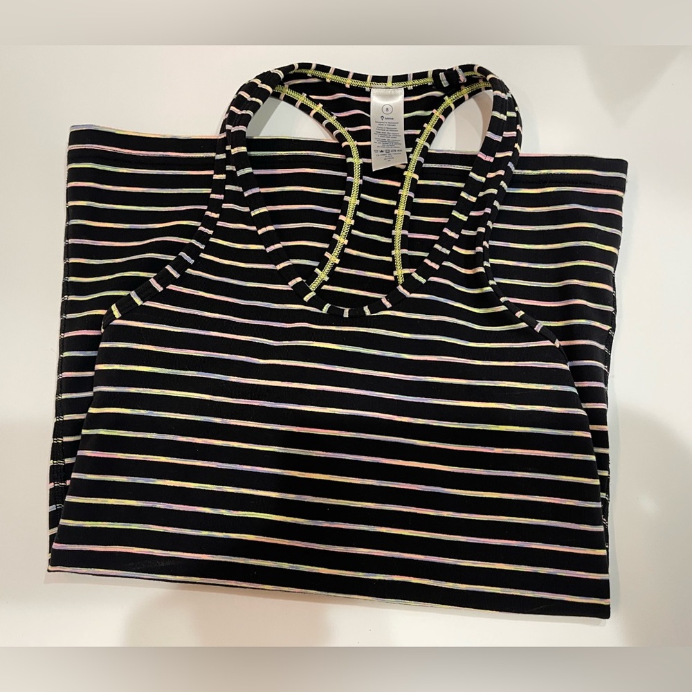 Ivivva tank - size 8 kids - stripes